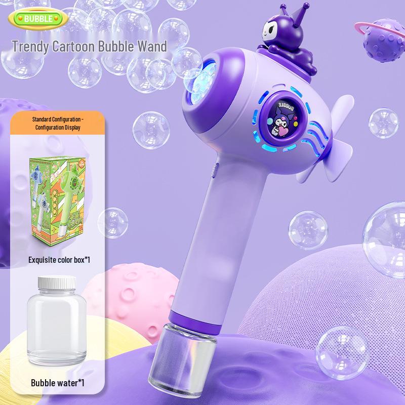 Dinosaur Bubble Wand: Automatic Light-Up Educational Toy for Kids with Multi-Hole Bubble Gun.