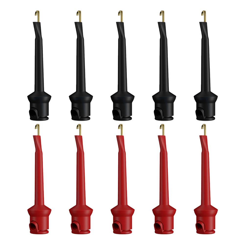 10A Test Clip 30Vac-60Vac Black Copper Red Brand New