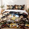 Attack on Titan Custom Name 3pc set Perfect for bedroom use Comfortable bedding set includes a duvet cover and two pillowcases Ideal birthday or Chris