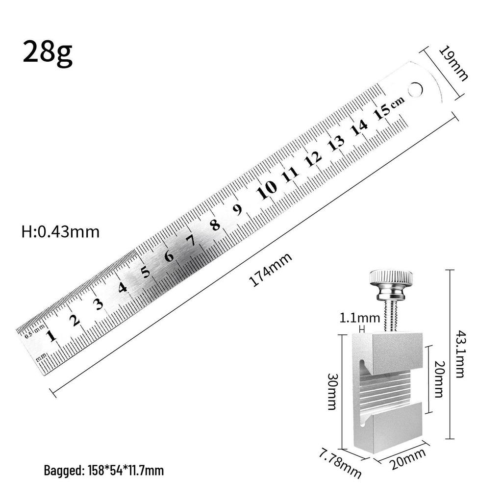 Industrial High-Precision Vernier Caliper Measuring Tool, Small Household 150-300mm