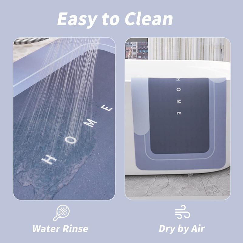 3PCS Anti-Slip Bath Mat Set, Super Absorbent Quick Dry Rug for Bathroom Floor, U-Shaped Toilet Mat, Kitchen & Living Room Carpet