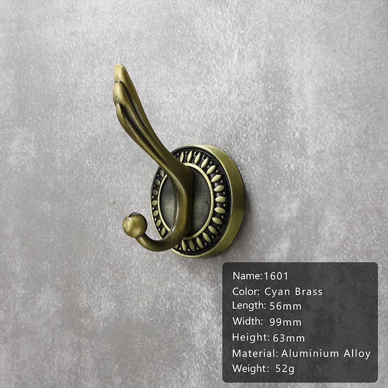 1 Stück Vintage Bronze Farbe Haken Tür Wandhalter Haushaltstuch Hut Tasche Kleiderhaken zum Aufhängen Küche Badezimmer Zubehör