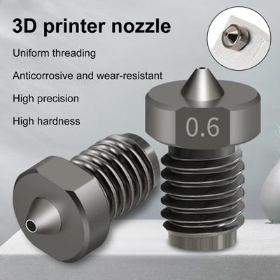 3D Yazıcı Nozulu Korozyon ve Aşınma Direnci Yüksek Sertlik Metal Nozul 0.2/0.3/0.5/0.6/0.8/1mm Yazıcı Nozulu