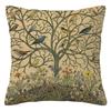 Branch bird flower linen pillowcase sofa cushion cover home decoration can be customized for you 40x40 50x50 60x60 45x45