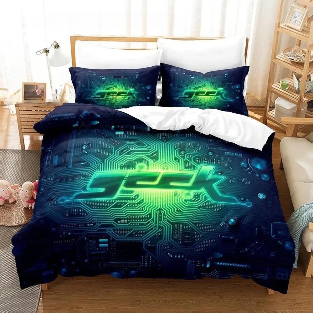 The Big Bang Theory Sängkläder Set Enkel Twin Full Queen King Size Sängset Aldult Pojkar Sovrum Påslakanset 3D Tryck Anime