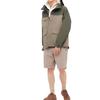 UNIQLO Color Block Hooded Jacket Unisex Jackets Green 451285-56