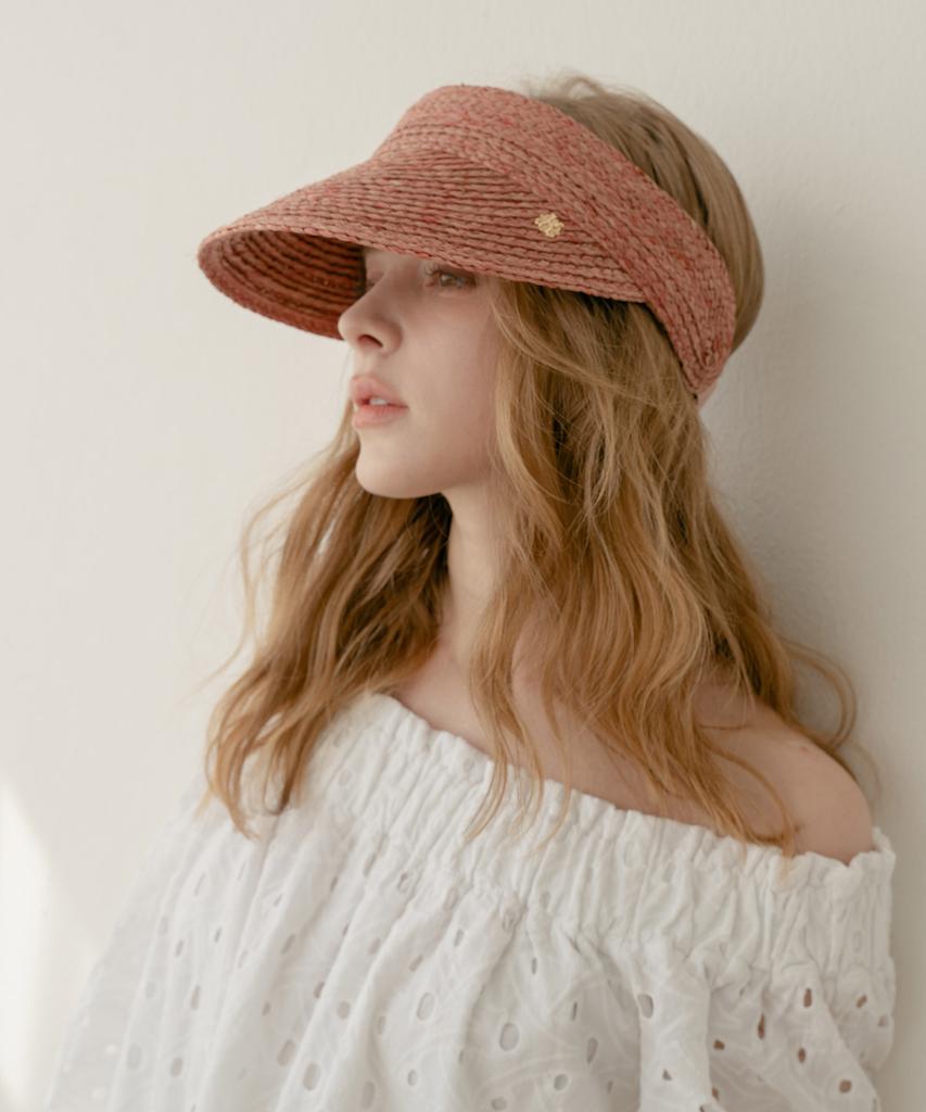 Kaliseumontapone Melina Raffia Visor
