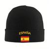 Spain Spanish Flag Beanie Hats Knitting Hat Outdoor Sport Elastic Adult Unisex Caps Autumn Winter Printed Cool Bonnet Hats