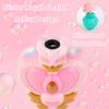 Bubble Wand for Kids, Princess Heart Bubble Machine Blower Maker Wand with Light, Easter Basket Stuffers Outdoor Toys Gifts for 1 2 3 4 5 6 7 8 Years