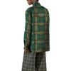 Previous Season Jumbo Gg Check Wool Shirt 711543-ZAKZJ-3653