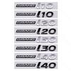 Insignia Emblema Letra ABS 3D para GRAND i10 i20 i30 i40 Pegatina Calcomanía para Maletero Trasero de Coche Accesorios Exteriores de Automoción de Alta Calidad