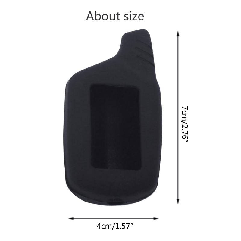 For B9 B91 B6 B61 A91 A61 V7 Silicone Cover for Key for Case Car Alarm Remote Controller LCD Transmitter Keychain Access