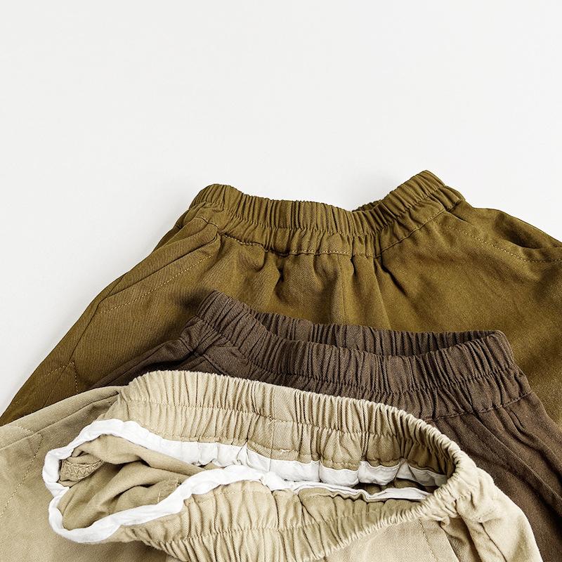 Retro Pants Children's Shorts Summer Boys' Five Quarter Pants Girls' Korean Pants