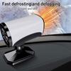 150W Car Air Heater 12/24V Winter Windshield Defroster Angle Adjustable Heating & Cooling Dual Use Cigarette Lighter Plug