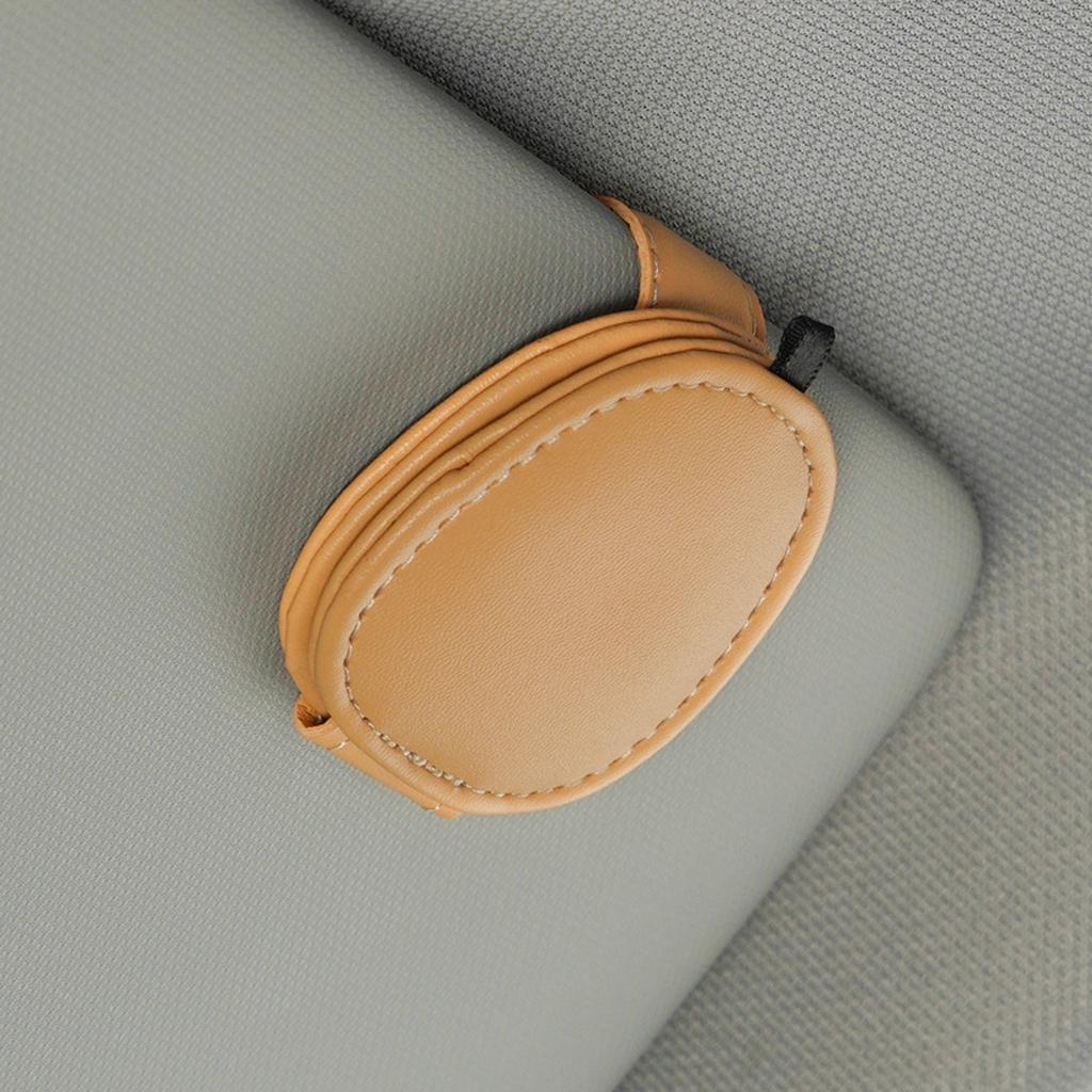 Car Multifunctional Glasses Clip PU Material Car Storage Glasses Clip Sun Visor Universal Car Sunglasses Clip 2025 New