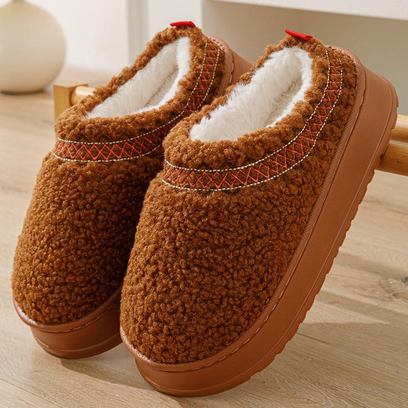 

Осень Зима Новые Кружевные Этнический Стиль Модные Снежные Ботинки Большого Размера Женские Женская Обувь Утепленные Хлопковые Ботинки 40-41 коричневый