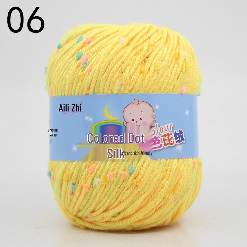 Velvet Milk Cotton Yarn Ball for Infant Sweaters & Crochet Shoes DIY Kit