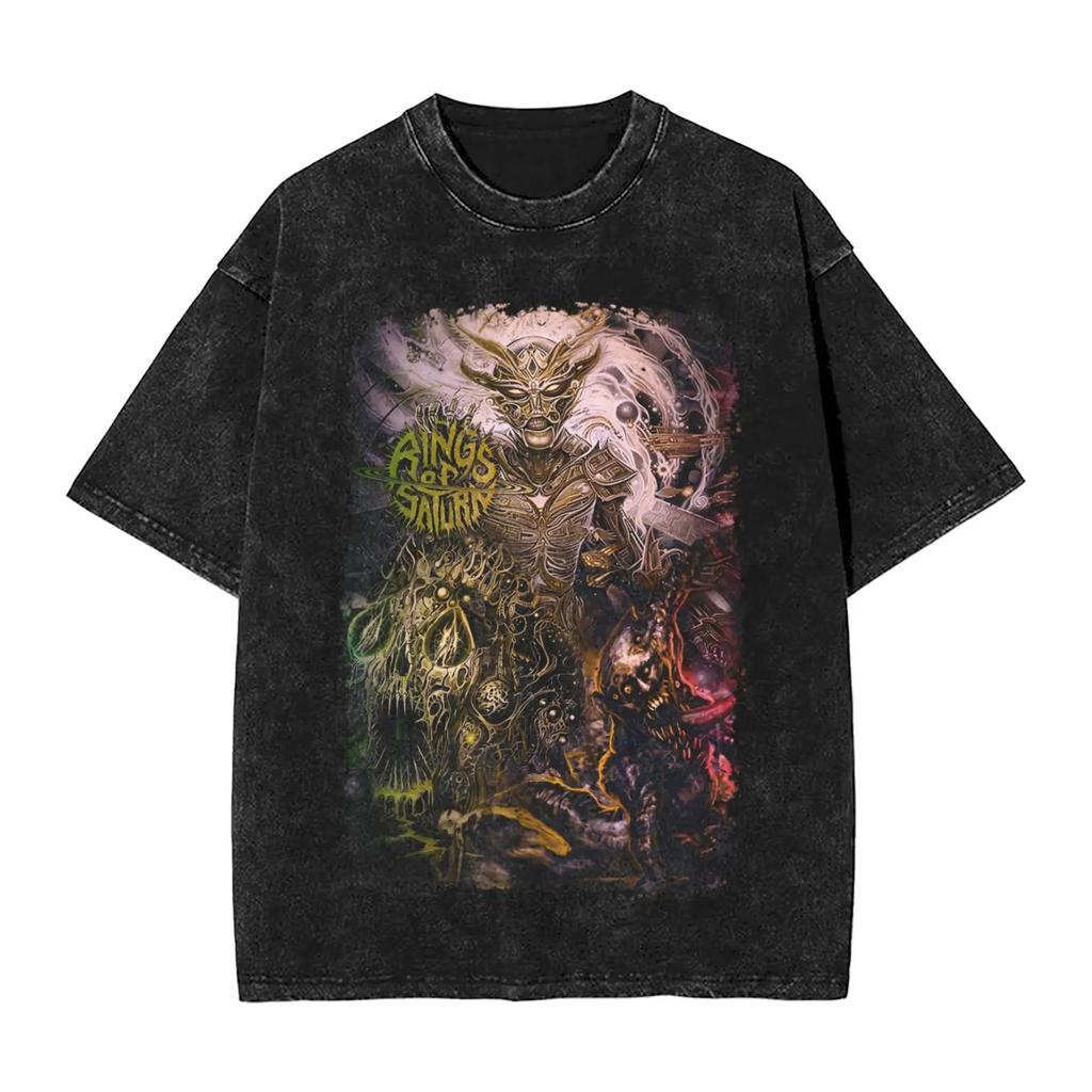 Nick Cave The Bad Seeds Rings of Saturn Graphic Print Retro Washed TShirt Men Women Cotton Casual Oversized Summer Harajuku Tee