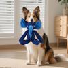 Dog Chew Toy Squeaky Dog Toy Cute Pet Shape Puppy Toy Built-in Sound Pet Toy Interactive Chew Toy Waffle Plush for Dogs Oral Cleaning