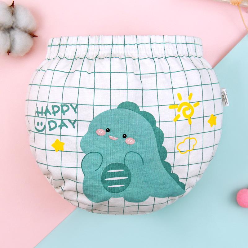 2024 Korean Style Cartoon Print Underwear Shorts for Baby Boys and Girls - Four Seasons Collection