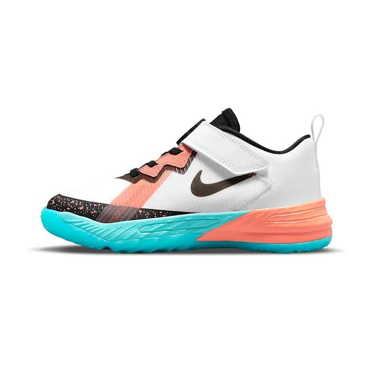 Nike LeBron 18 Low PreSchool 'Lola Bunny' (Unisex) Summit White / Dynamic Turquoise / Crimson Bliss / Black Kids' Basketball Shoes