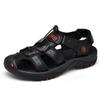 Summer New Men's  Shoes Outdoor Beach Shoes Large Size Sandals Baotou Velcro Youth Casual Shoes