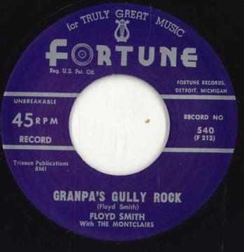 7inch Record FLOYD SMITH Granpas Gully Rock This Is A Mir 540 Fortune UK 1961 UK Rock
