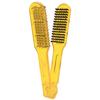 Multifunctional Double Sided V Brush Hair Care Hair Straightener Hairdressing Clamp Comb Anti-Static Anti-slip