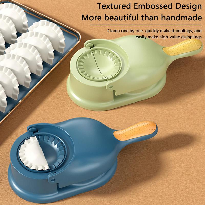 Kitchen Tool Dumpling Maker DIY Kit Wrapper Presser Manual Labor-Saving Ravioli Empanadas Dough Skin Molder Machine Portable