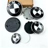 7pcs for BMW E36 E46 E53 E90 E60 E61 E93 E87 50th Car Hood Front Rear Trunk Emblem Wheel Center Hub Cap X1 X3 X5 F30 F20 G30