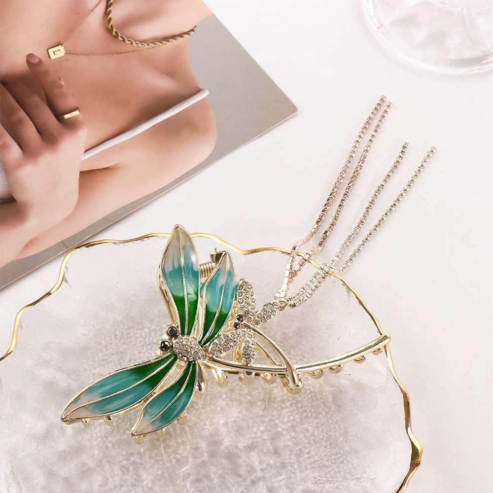 Claw Women Shark Clip Hair Accessories Dragonfly Hair Claw Women Crab Clip Korean Style Hair Clip