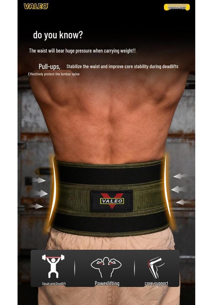 Weighted Fitness Belt with Lumbar Support for Pull-Ups, Squats, and Double Bar Exercises Featuring Iron Chain.
