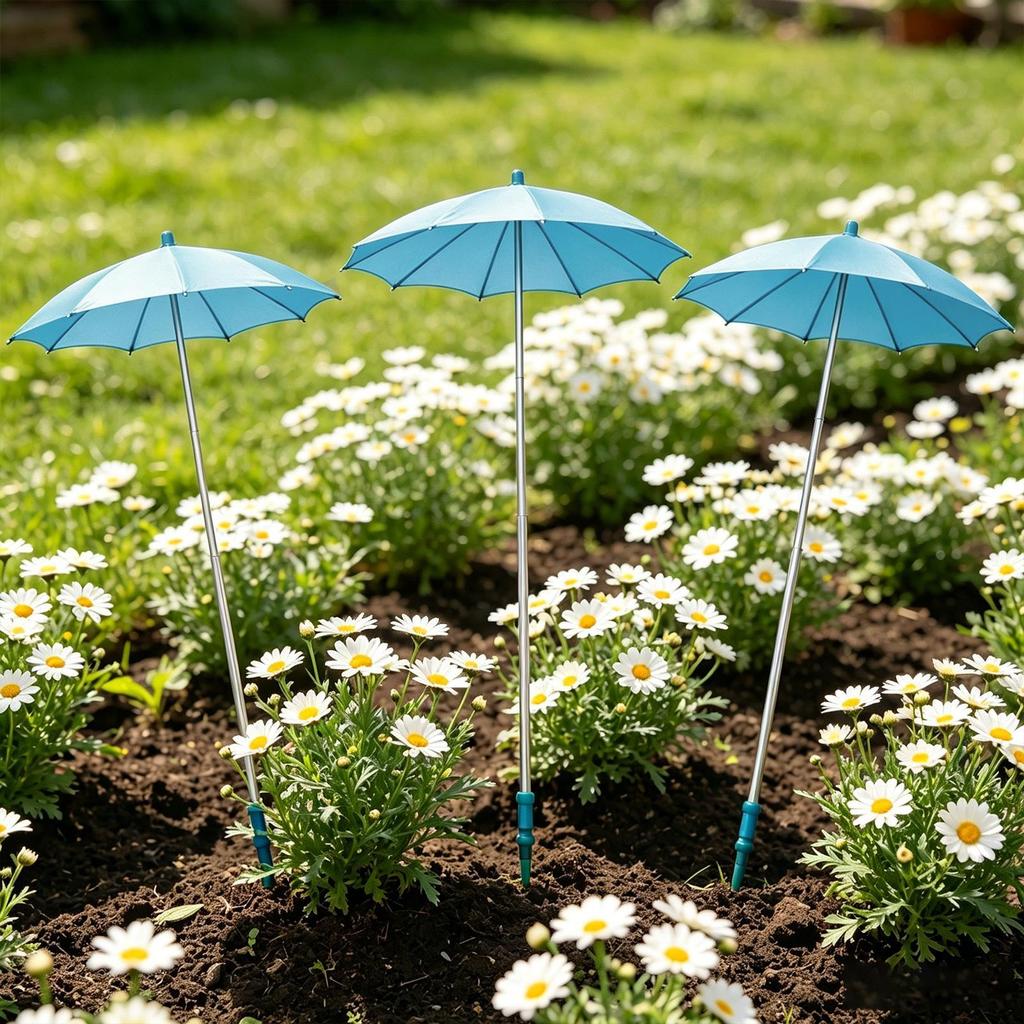 Umbrella For Plants 3 Piece Retractable Canopy Umbrellas For Outdoor Plants For Garden Balcony Seedlings Flower Beds Greenhouse