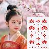 Ancient Style 3D Forehead Gem Stickers for Hanfu Costume - Children’s Glitter Gem Eye Corner and Tear Design