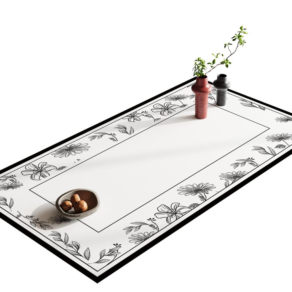 Luxurious Leather Waterproof Table Mat: Oil-Proof, Anti-Scald, Easy-Clean Protective Cover for Desks & Tables