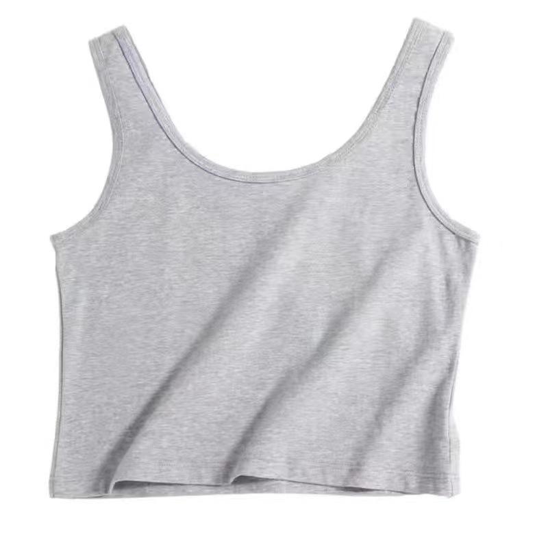 Summer New Year's Summer Sling Vest Female Student Versatile Spice Girl Short Navel Bottom Small Vest Female