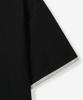 Tienjiti Layered Roll-Up Cropped T-Shirt (Black) Tnts6E217Bk