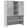 Meuble pour machine à laver Gris béton 70,5x25,5x90 cm