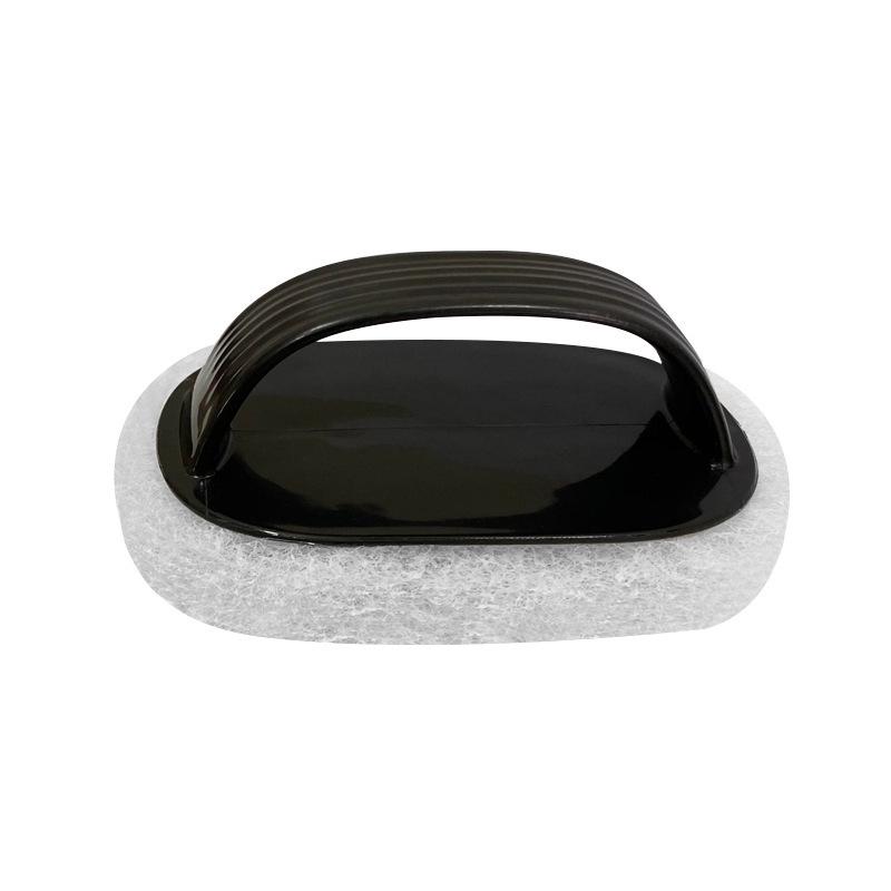 Solid Color Striped Handle Mop: Kitchen & Bathroom Cleaning Sponge with Scouring Pad