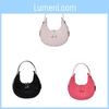 2023 New Candy-colored Round Shoulder Bag Popular Cross-border Trendy Pu Underarm Bag