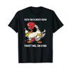 T Shirt With Gerunisex Text Quot Auch Ein Blinder Chicken Finds A Korn Also Blind Vintage Slightly Casual Designer Clothes
