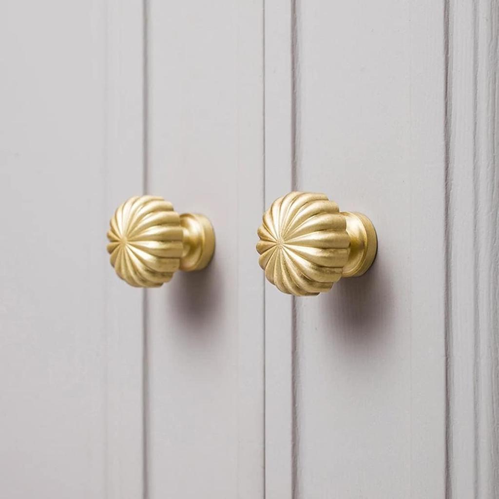 1-12pcs Antique Gold Zinc alloy Knobs Round Cabinet Drawer Handles for Kitchen Bathroom Home Furniture