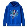 Kids Boys Girls Casual Pullover Hoodie, Cool Graffiti Cartoon Speed Hedgehog Print Long Sleeve Comfortable Soft Streetwear Hooded Sweatshirt for
