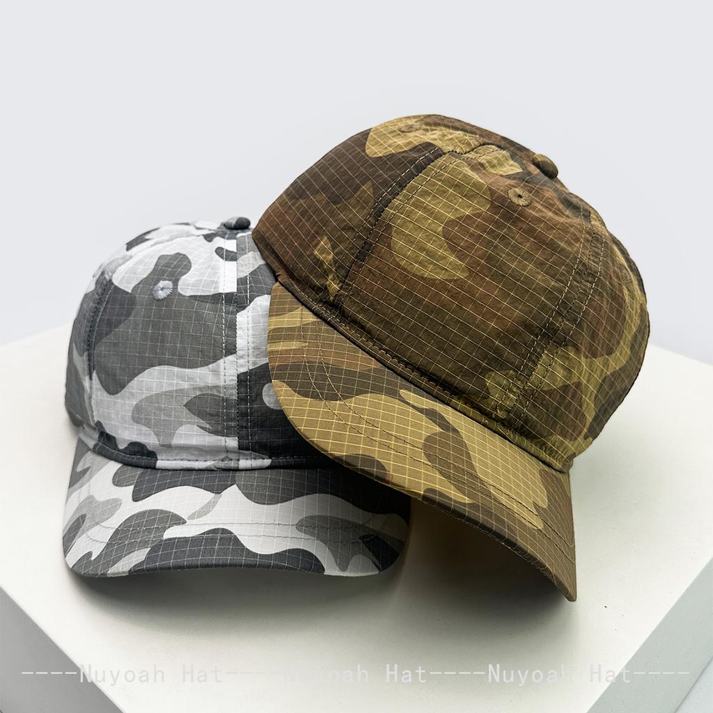 Baseball Stitching Stitched Embroidered Alphabet Camo Eave Short Women Men For Neutral Gender Fresh Caps Peaked Hats Sunshade Quick Drying