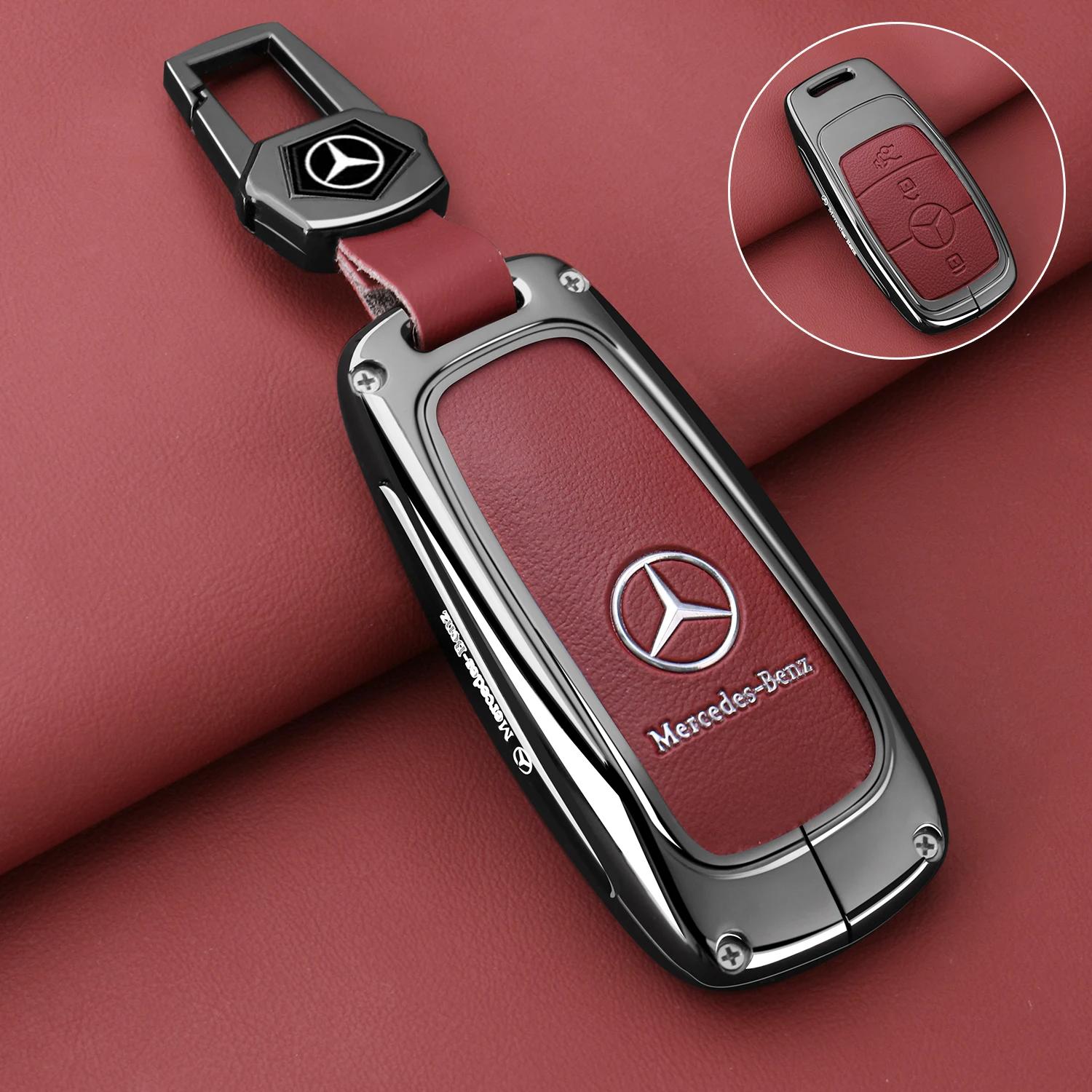 

2025 Новий Шкіряний Чохол-Ключниця для Автомобіля Mercedes Benz Класу A C E G GLC CLE CLA GLB GLS W177 W205 W213 W222 X167 AMG Оболонка Ключа P