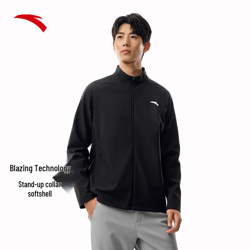 Anta Men's Winter Business Commuter Fleece-Lined Jacket
