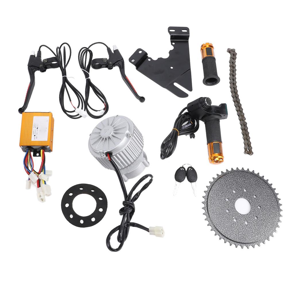 MY1018 24V 450W Electric Scooter Motor Controller DIY Scooter Drive Speed Control Conversion Kit for Electric Cycles Mini Motorcycles