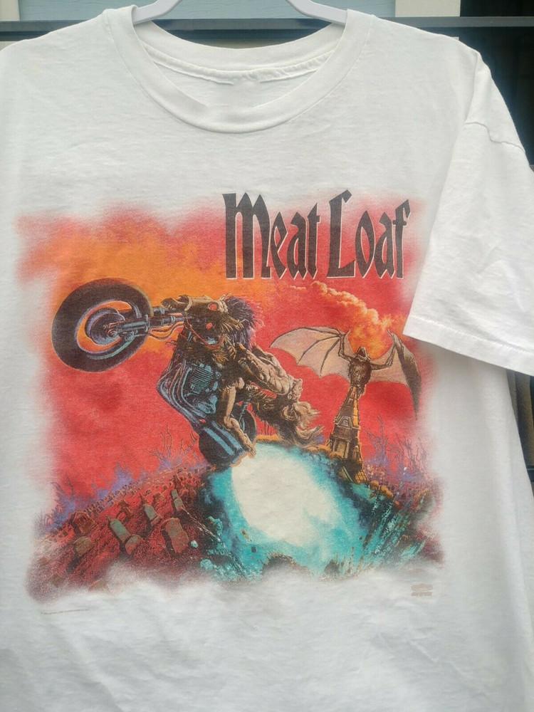 

Vintage 90s Meat Loaf World Tour T SHIRT Gifts Size S TO 4XL BSS190 Unisex T-Shirt XXXXL