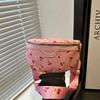 1pc Women'S Crossbody Bag Lightweight, Versatile, And Fashionable Cherry Print Waist Bag Featuring a Zipper Closure And an Adjustable Strap