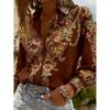 New Men's Long Sleeved Shirt with 3D Printed Butterfly Pattern On the Collar, Luxurious Men's Top, Soft and Comfortable